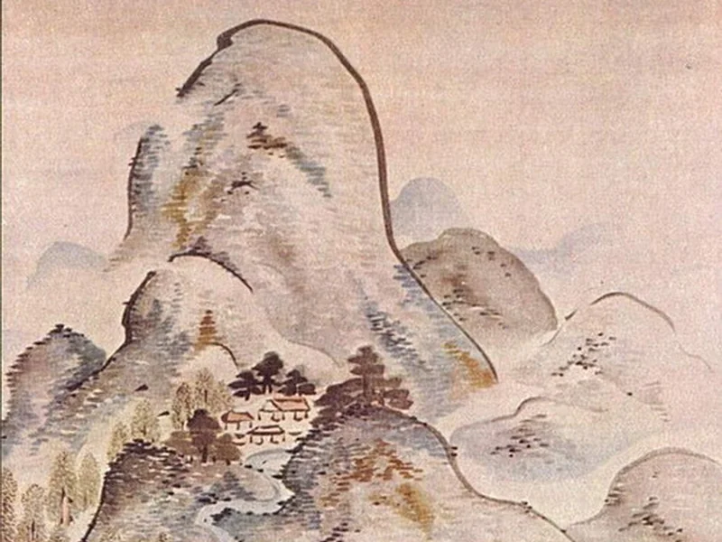1723-Ike no Taiga - Pesca in primavera - Cleveland Museum of Art